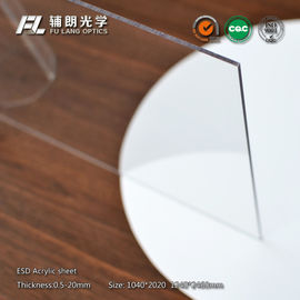 中国 16mmの習慣によって切られるアクリル シートの高い光通信率、91.5%透過率 サプライヤー